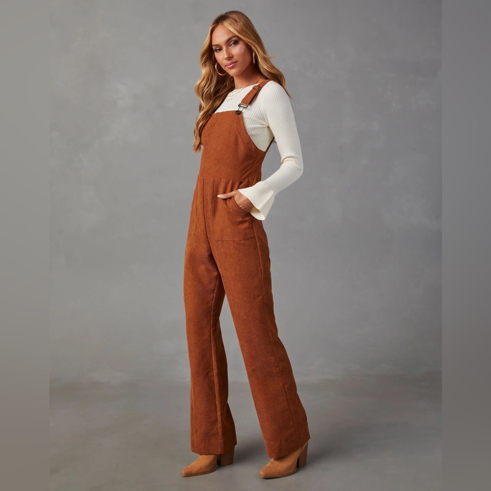 Vici Collection corduroy overalls